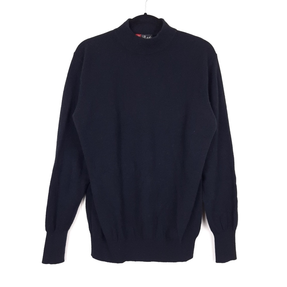 Shephe 100% cashmere soft mock neck knit sweater basic black neutral fall winter